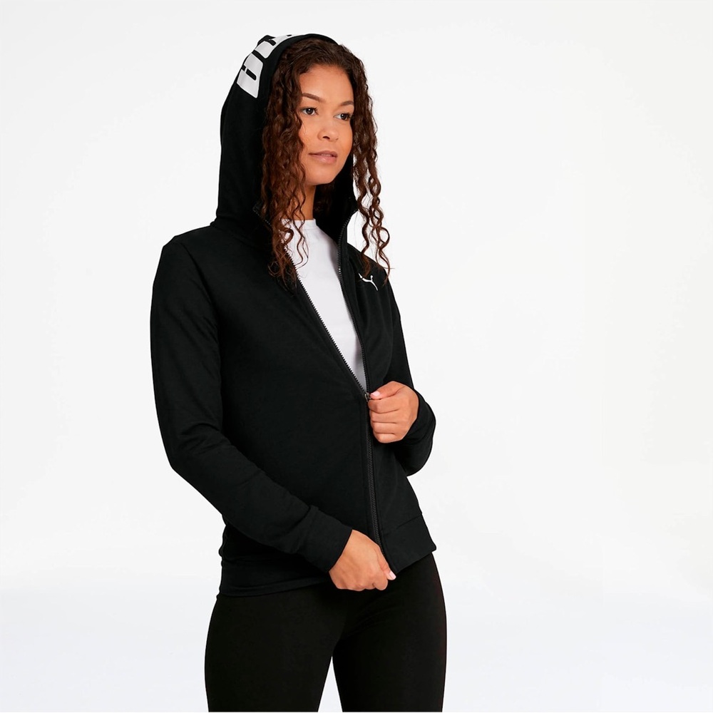 Puma Black Full-Zip Hoodie